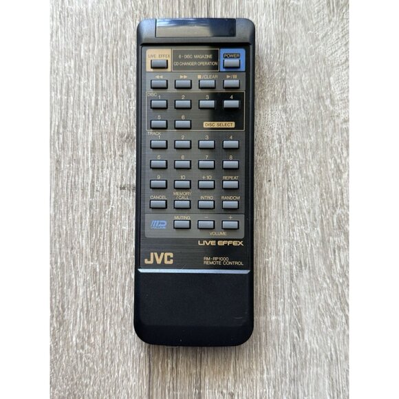 Original JVC RM-RP1000 Remote Control Live Effex 6 Disc Magazine CD Changer - Picture 1 of 2